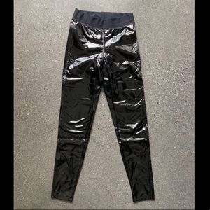 Heroine Sport PVC Black Patent High Shine Downtown Leggings